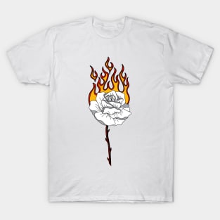 Burning Rose T-Shirt